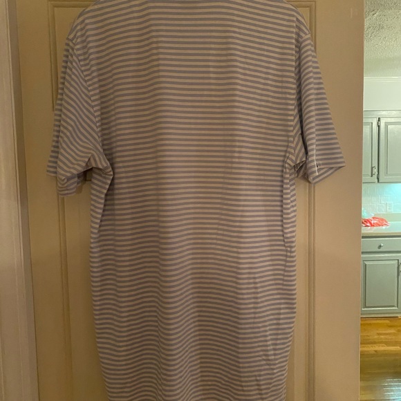 Dunning Golf Striped Baltusrol Carter Cup Shirt Size L - Picture 3 of 6